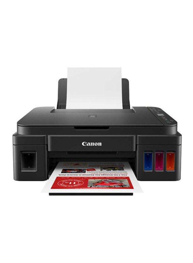 Canon - PIXMA G3411 All-In-One Inkjet Printer, With Refillable Ink Tanks, A4, Print, Copy & Scan, Wi-Fi & Cloud Connectivity Black - Image 1