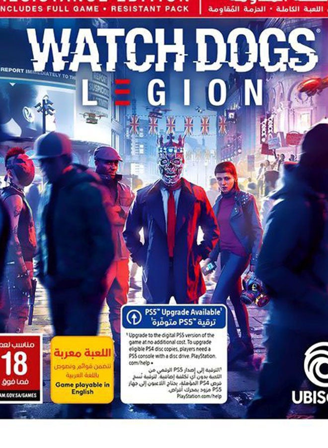 أوبيسوفت - لعبة "Watch Dogs Legion" - إنجليزي/عربي - (إصدار السعودية) - adventure - playstation_4_ps4 - Image 1