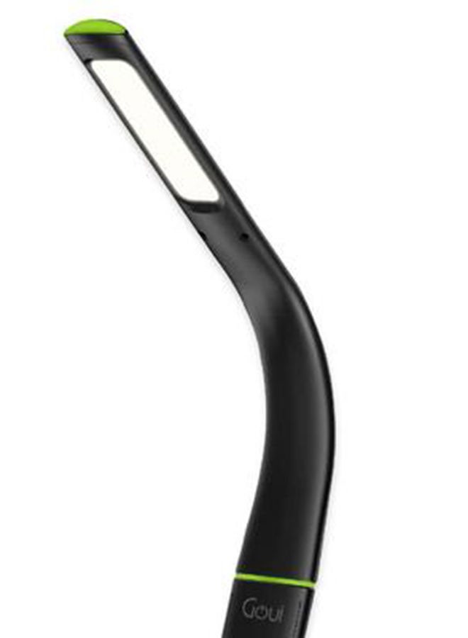 Goui - Nuru Plus Wireless Charger + D Lamp with HD VA Display, Clock, Alarm & Snooze Function – Supports Qi and Qualcomm 3.0 Technology, Dual Charging Ports, Night Light for Added Convenience and Time Managemen - Black - Image 1