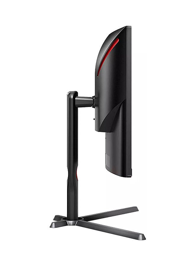 AOC - C27G3 27” Curved Farmless VA Gaming Monitor G3, FHD 1080P, 1ms Response Time, 165hz, Adaptive Sync, HDR Mode, 2xHDMI + DisplayPort, Height Adjustable | MONAOC82703 Black/Red - Image 1