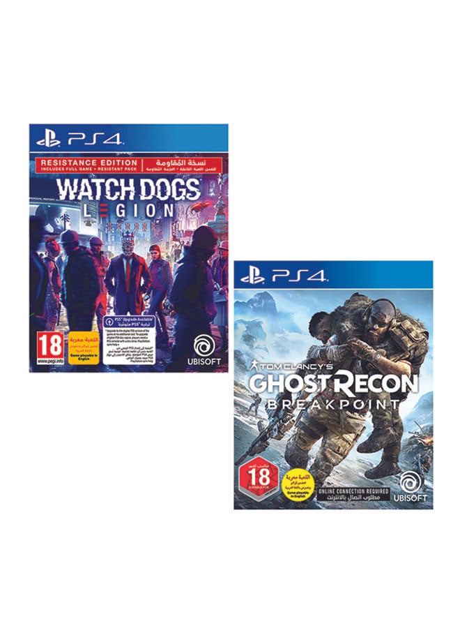 أوبيسوفت لعبة Ghost Recon Break Point+ 4 - الأكشن والتصويب - بلاي ستيشن 4 (PS4) - Image 1