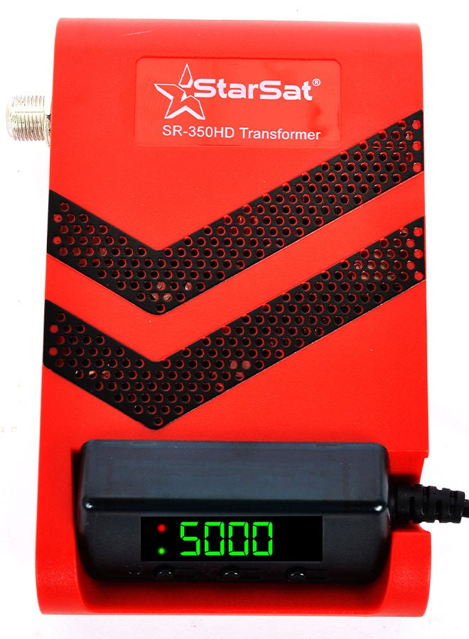 StarSat - Full HD TV Satellite Receiver SR-350HD Red/Blackv SR-350HD TRANSFORMER Red/Black - Image 1