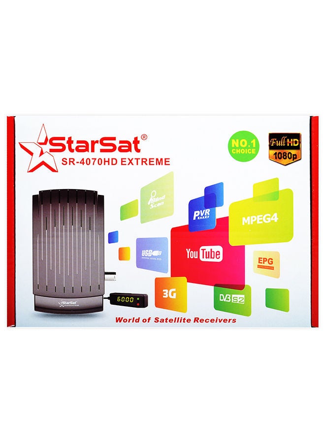 StarSat - Full HD TV Satellite Receiver  SR-4070HD Black SR-4070HD EXTREME Black - Image 1