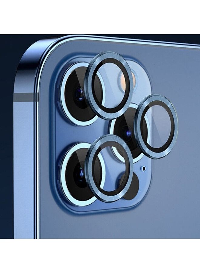 MARGOUN - iPhone 14 Pro Camera Lens Shield Protector 9H Tempered Glass Scratch Resistant HD Lens Shield Blue - Image 1