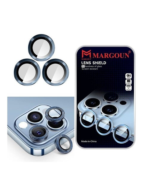 iPhone 14 Pro Camera Lens Shield Protector 9H Tempered Glass Scratch Resistant HD Lens Shield Blue
