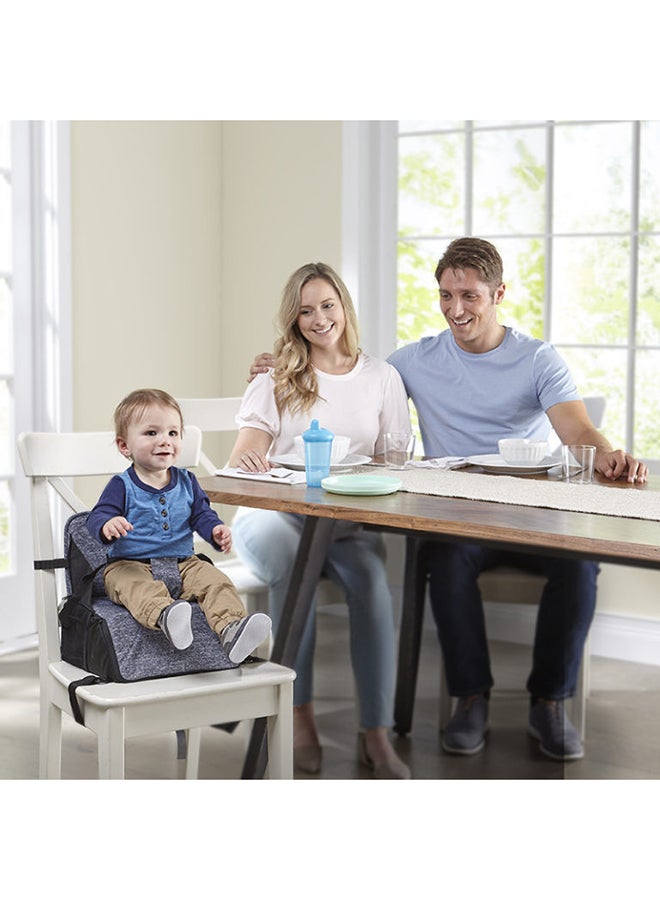 Kolcraft - Travel Duo 2-In-1 Portable Booster Seat And Diaper Bag - Image 1