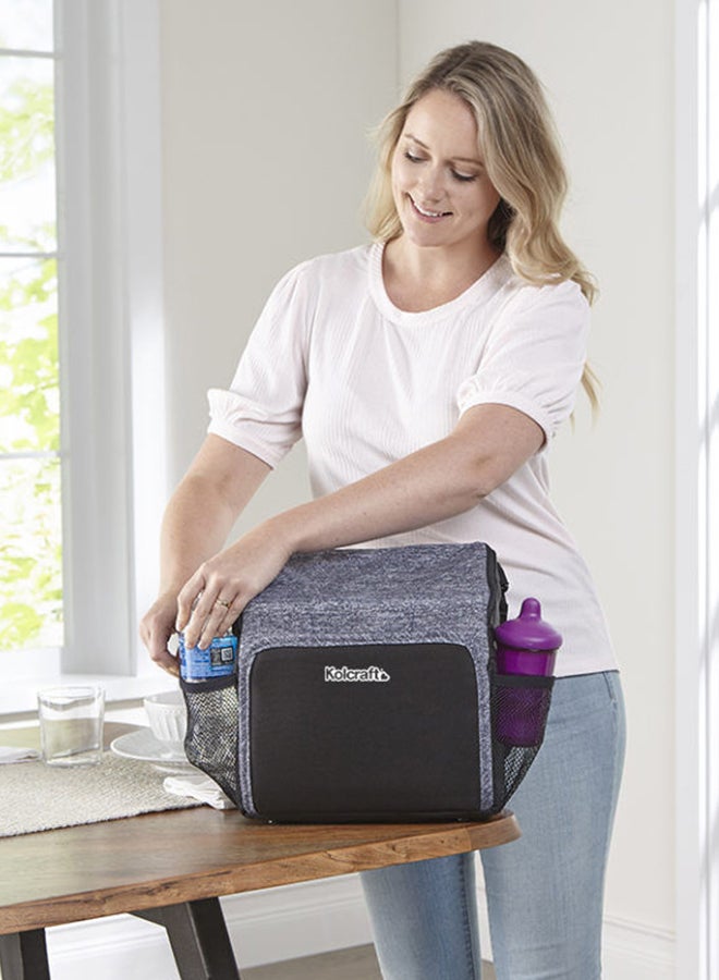 Kolcraft - Travel Duo 2-In-1 Portable Booster Seat And Diaper Bag - Image 1
