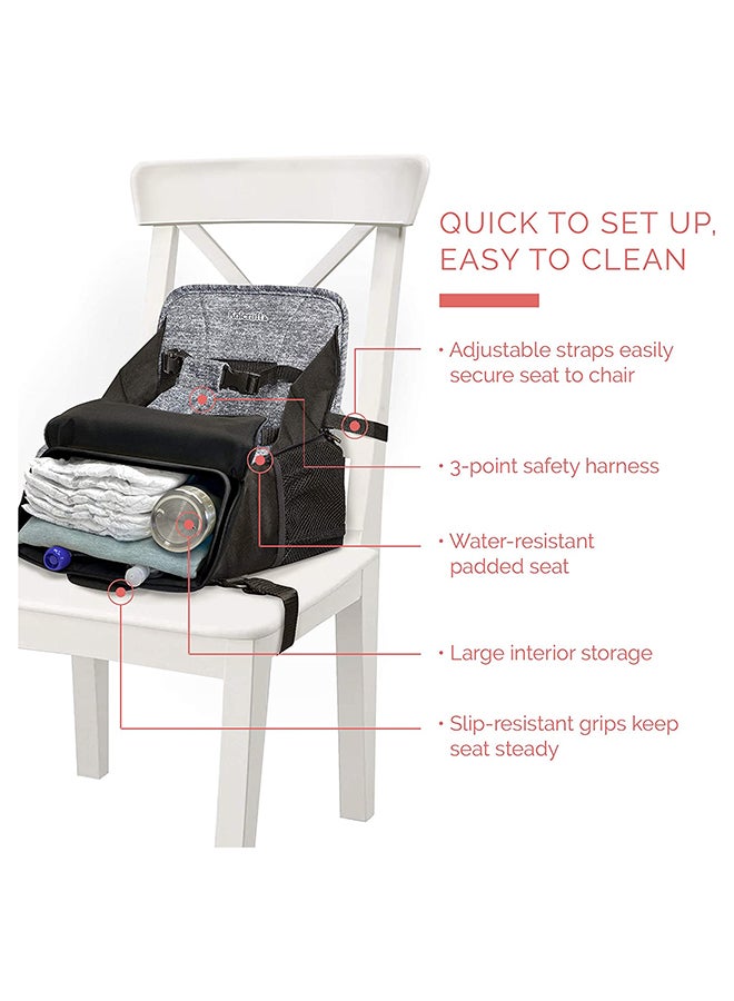 Kolcraft - Travel Duo 2-In-1 Portable Booster Seat And Diaper Bag - Image 1