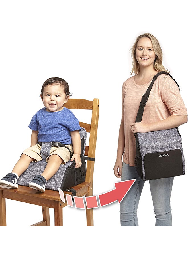 Kolcraft - Travel Duo 2-In-1 Portable Booster Seat And Diaper Bag - Image 1