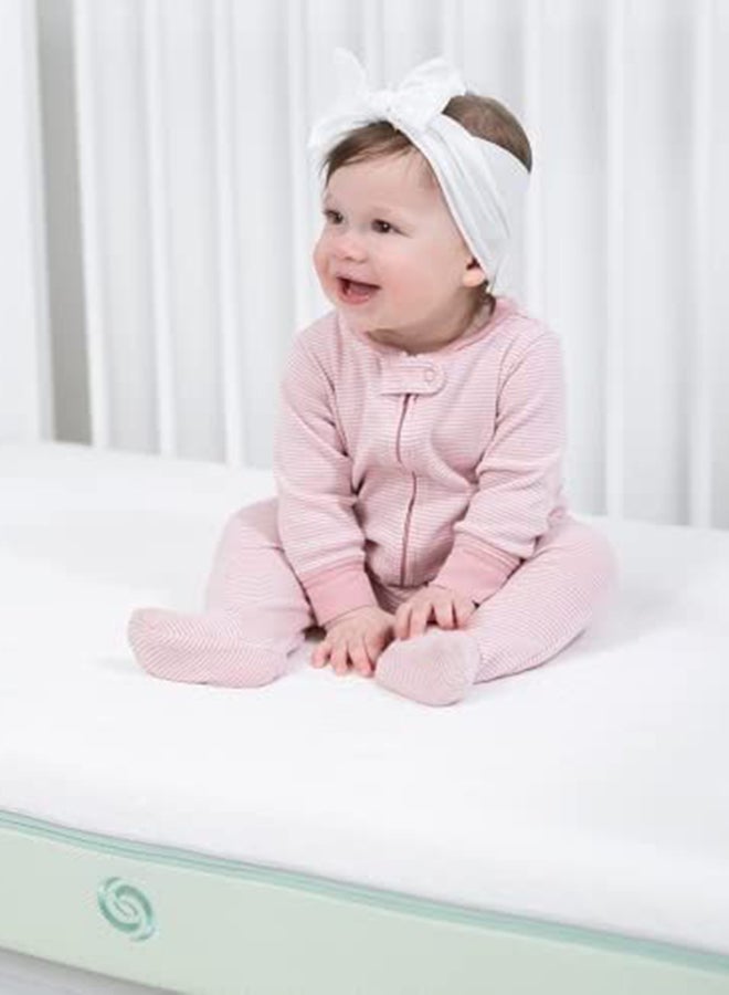 Kolcraft Fresh Start Polyfoam Crib Mattress - Frizzle Pin - Image 4