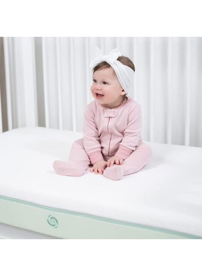 Kolcraft - Pure Sleep Therapeutic 150 Crib Mattress - White Windsor - Image 1
