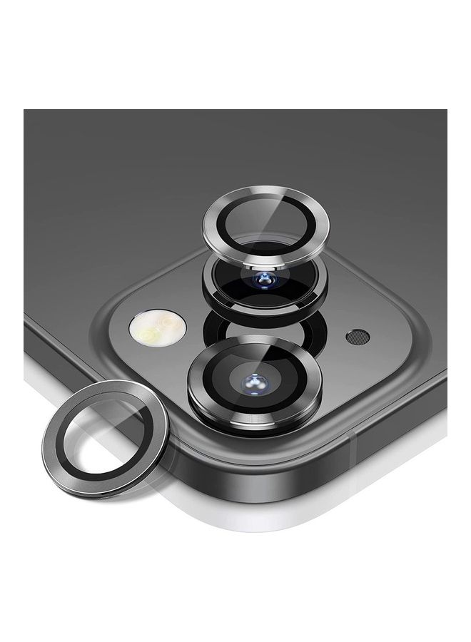 MARGOUN Camera Lens Protector 9H Tempered Glass Scratch Resistant HD Lens Shield For Apple iPhone 14 Plus Grey  - Image 2