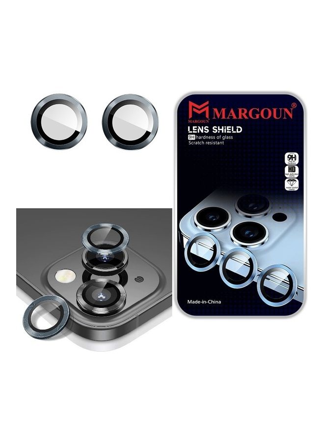 MARGOUN Apple iPhone 14 Camera Lens Protector 9H Tempered Glass Scratch Resistant HD Lens Shield Siera Blue - Image 1