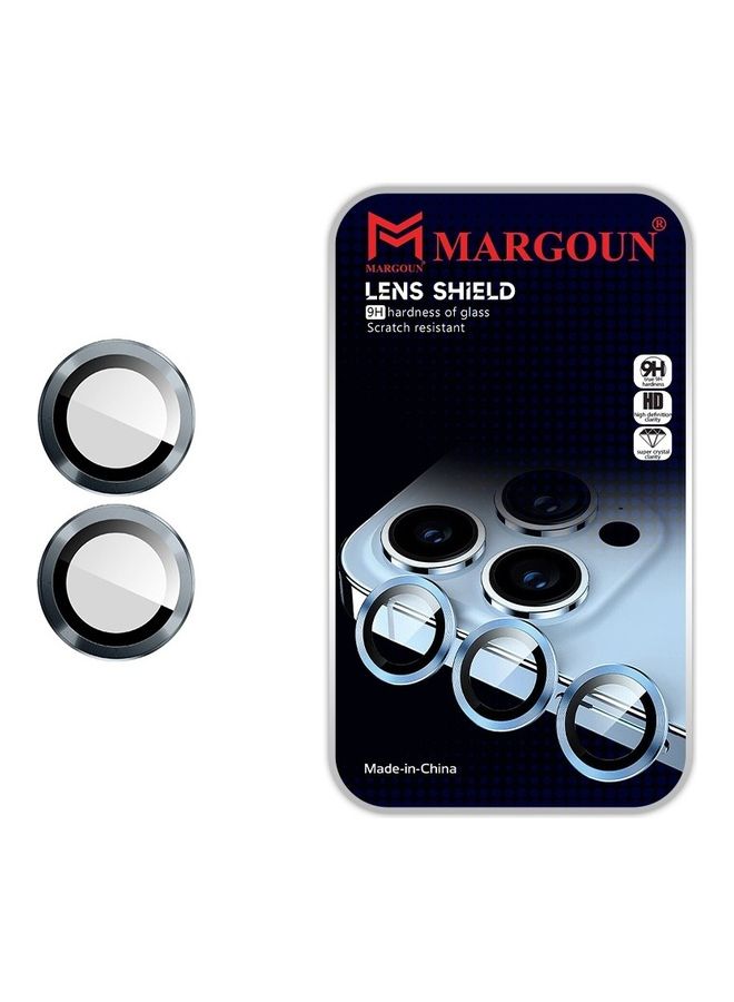 MARGOUN Apple iPhone 14 Camera Lens Protector 9H Tempered Glass Scratch Resistant HD Lens Shield Siera Blue - Image 5