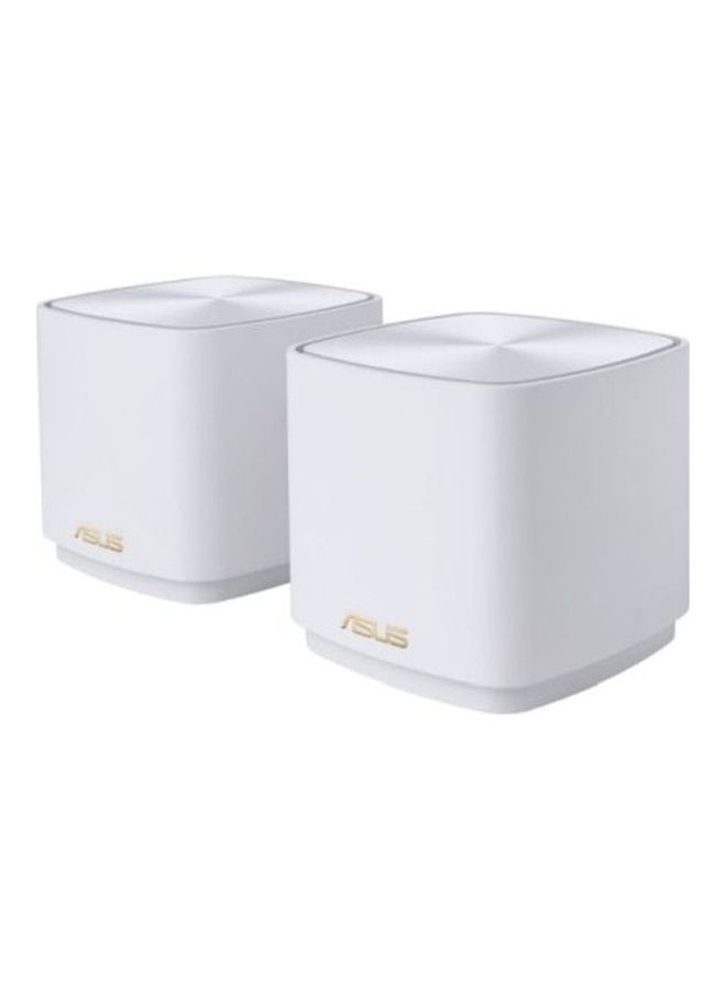 أسوس نظام شبكة WiFi 6 للمنزل بالكامل XD4 AX1800 - عبوتان  - Image 1