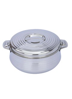 Alsaif 3-Piece Hot Pot Set Stainless Steel Silver 2.5Liters  - Image 2