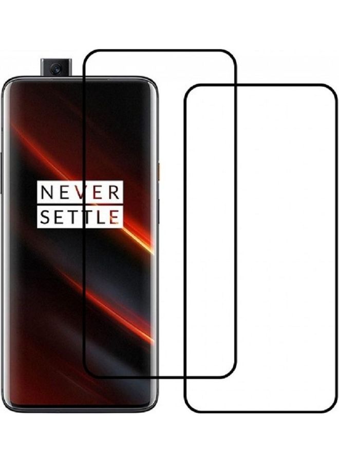 MARGOUN OnePlus 7T Pro 5G McLaren Screen Protector 9H Temped Glass Anti-Scratch Full Coverage Film Clear/Black - Image 3