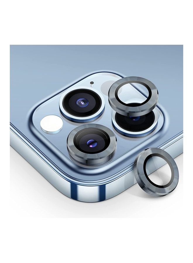 MARGOUN iPhone 14 Pro Max Camera Lens Shield Protector 9H Tempered Glass Scratch Resistant HD Lens Shield Siera Blue - Image 5