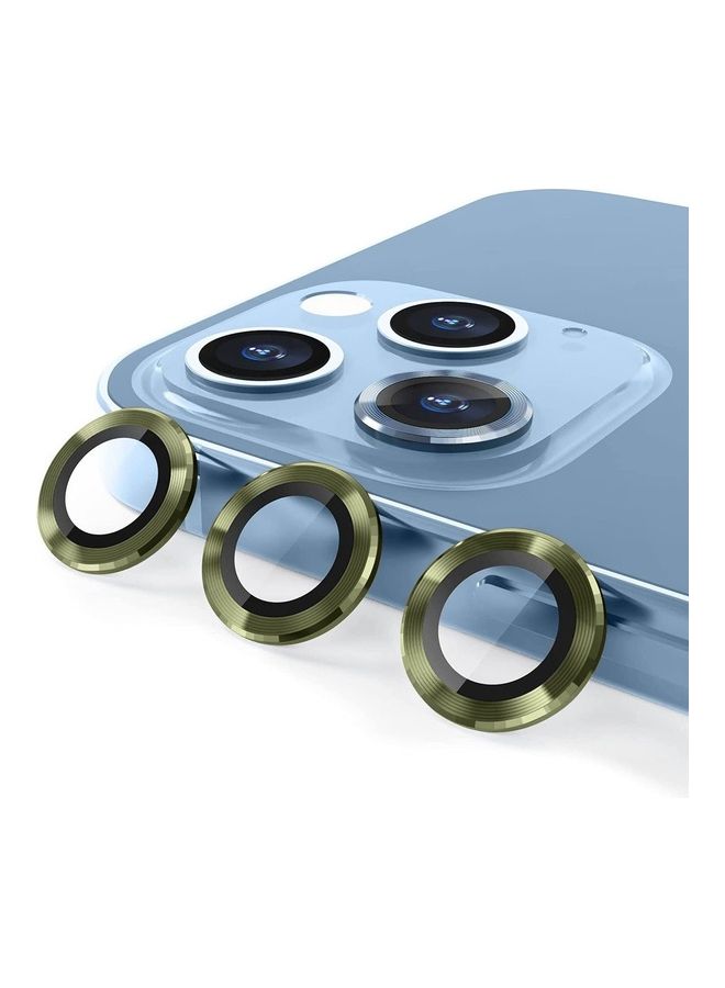 MARGOUN iPhone 14 Pro Max Camera Lens Shield Protector 9H Tempered Glass Scratch Resistant HD Lens Shield Green - Image 4