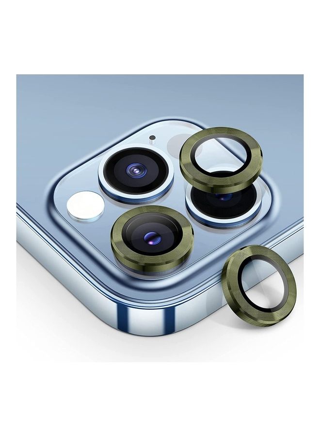 MARGOUN iPhone 14 Pro Max Camera Lens Shield Protector 9H Tempered Glass Scratch Resistant HD Lens Shield Green - Image 5