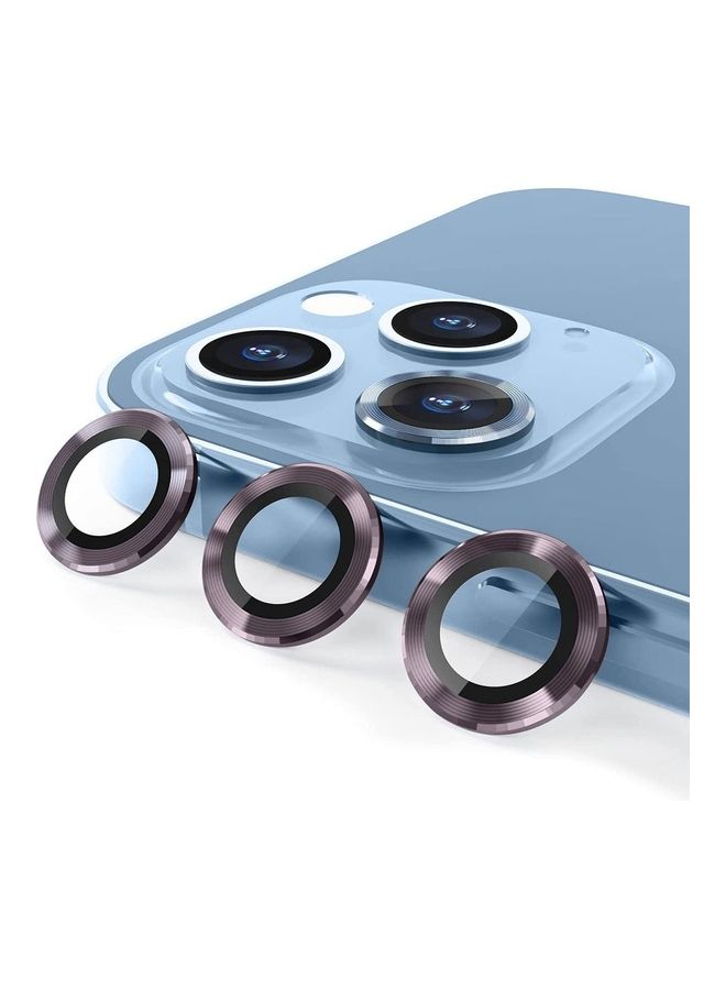 MARGOUN iPhone 14 Pro Max Camera Lens Shield Protector 9H Tempered Glass Scratch Resistant HD Lens Shield Purple - Image 4