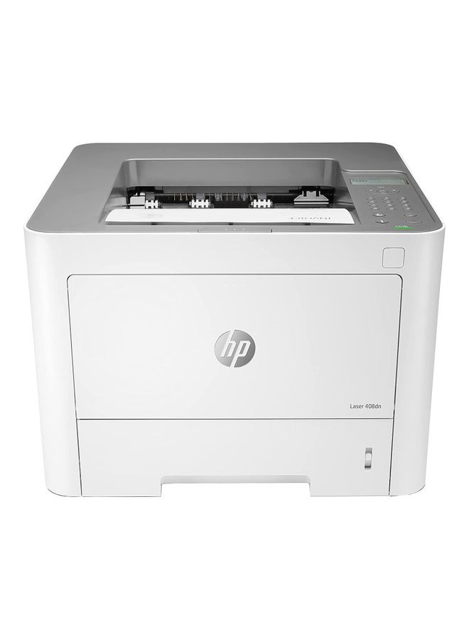 HP Laser 408dn A4 Monochrom Laser Printer White 