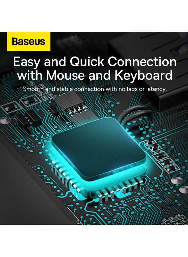 Baseus - HUB Docking Station 6-in-1 USB-C to 3x USB 3.0 + USB-C PD + microSD/SD compatible for MacBook Pro/Air, iPad Pro 2018/2022 and many more Grey - Image 1