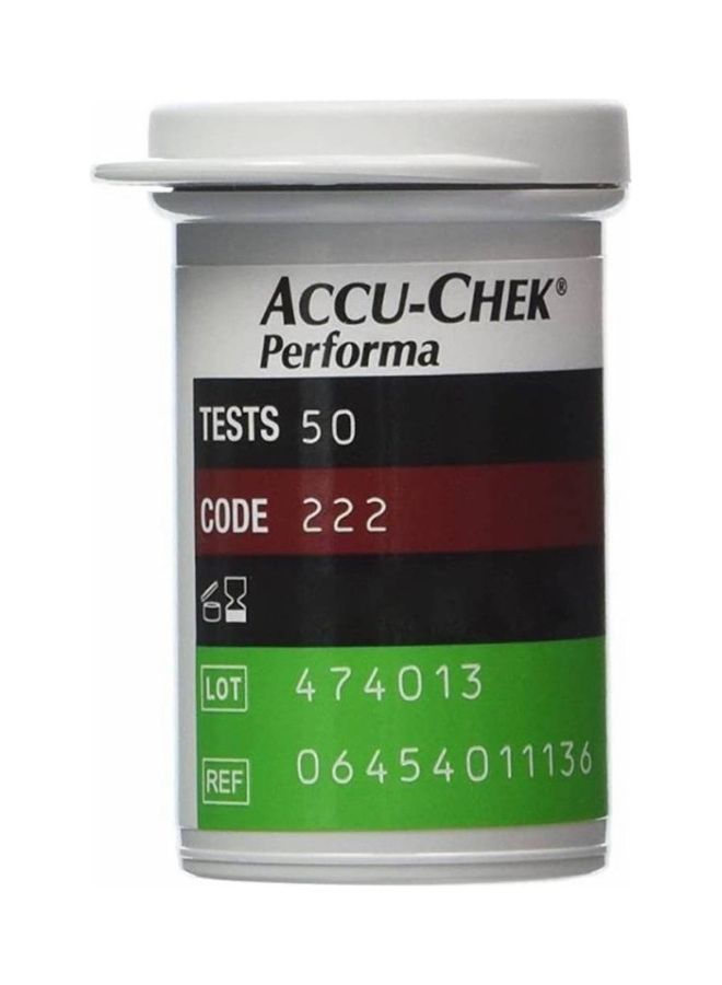 ACCU-CHEK - 50-Piece Performa Blood Glucose Test Strips - Image 1