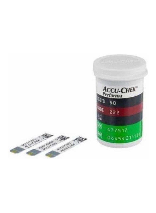 ACCU-CHEK - 50-Piece Performa Blood Glucose Test Strips - Image 1