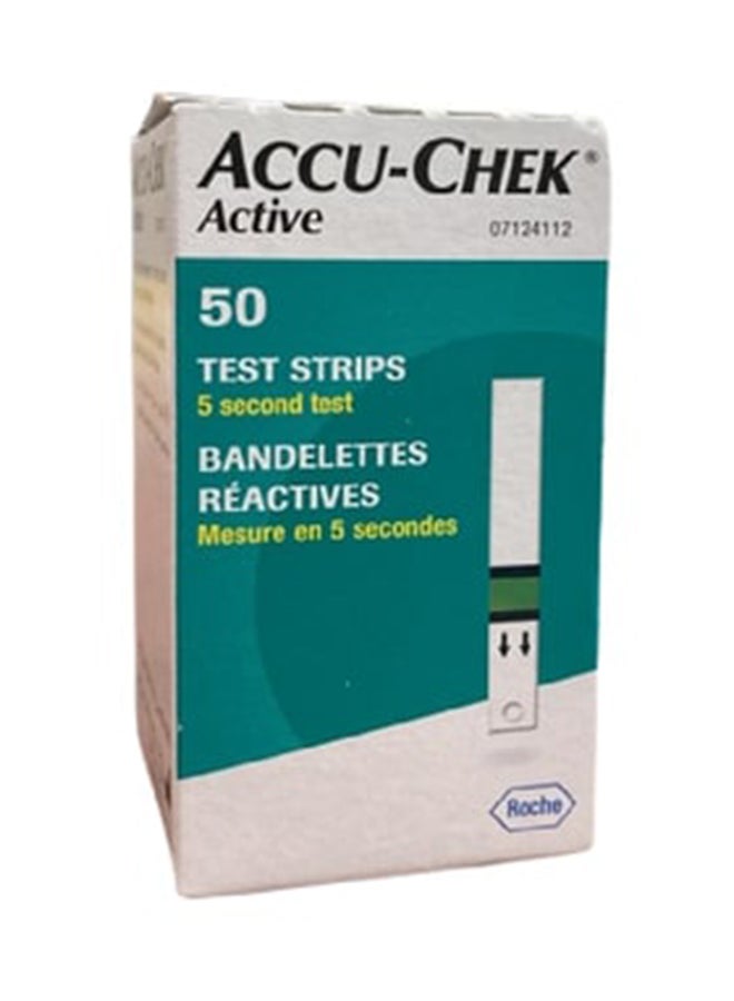 ACCU-CHEK - 50-Piece Active Glucose Test Strips - Image 1