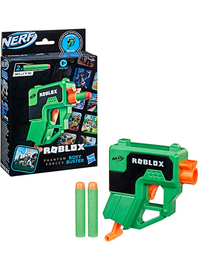 NERF Roblox Phantom Forces, Boxy Buster Blaster 4.45x21.59x14.29cm  - Image 1