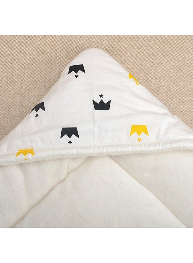 بطانية تقميط مريحة وناعمة من القطن بتصميم رسومات كرتونية مناسبة لفصل الخريف والشتاء من قطعة واحدة - Image 3