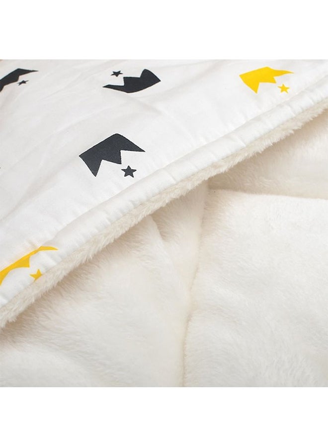 بطانية تقميط مريحة وناعمة من القطن بتصميم رسومات كرتونية مناسبة لفصل الخريف والشتاء من قطعة واحدة - Image 4