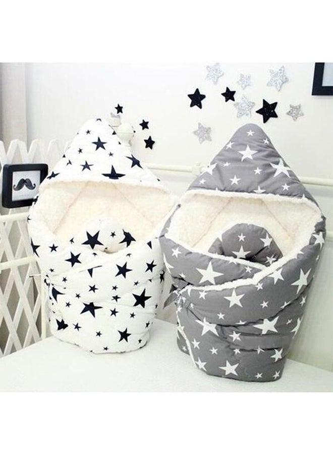 بطانية تقميط مريحة وناعمة من القطن بتصميم رسومات كرتونية مناسبة لفصل الخريف والشتاء من قطعة واحدة - Image 2