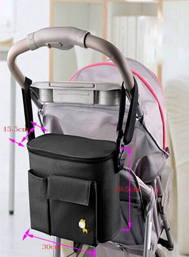 Multifunctional Large Capacity Stroller Organizer Shoulder Bag - Image 5