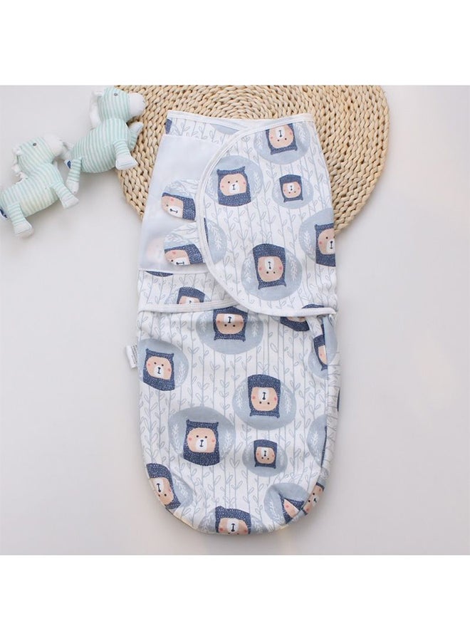 Generic Knitting Zipper Print Binding Comfortable Simple Newborn Swaddling  - Image 1