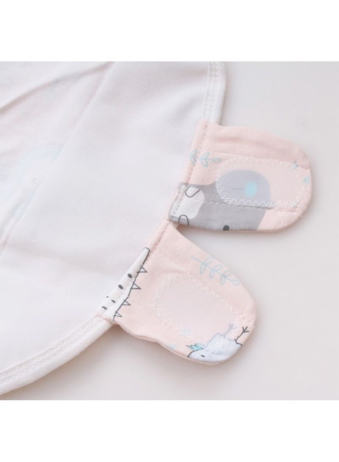 Knitting Zipper Print Binding Comfortable Simple Newborn Swaddling