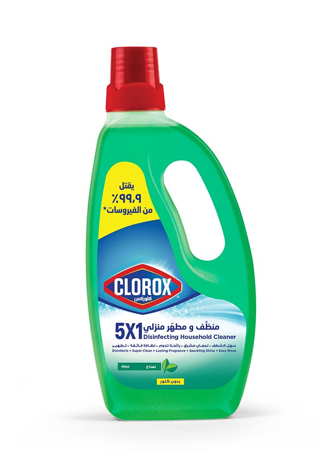 Clorox - 5X1 Disinfecting Household Cleaner Mint Green 700ml - Image 1