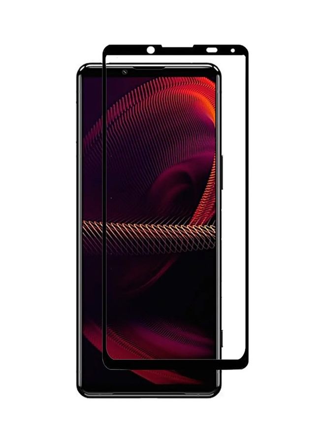 MARGOUN Anti-Scratch Tempered Glass Clear 3D HD Edge to Edge Full Coverage 9H Case Friendly Film Screen Protector For Sony Xperia 5 III 6.1 inch Clear/Black - Image 2