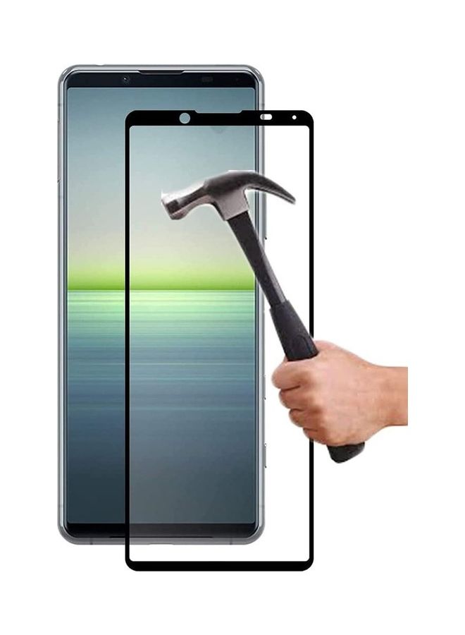 مارجون حزمة 3 واقي شاشة زجاجي مقسى مضاد للخدش شفاف 3D HD تغطية كاملة من الحافة إلى الحافة 9H متوافق مع الجراب لهاتف سوني إكسبيريا 5 IV 6.1 بوصة - Image 4