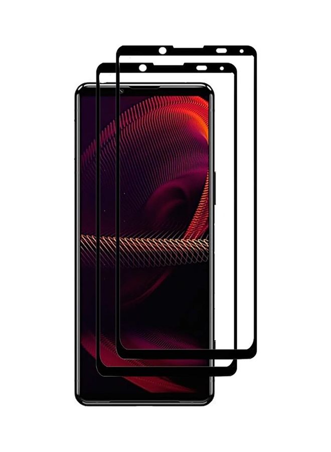 مارجون 2 حزمة من الزجاج المقسى المضاد للخدش شفاف ثلاثي الأبعاد عالي الدقة من الحافة إلى الحافة تغطية كاملة 9H واقي شاشة فيلم صديق لسوني Xperia 5 III 6.1 بوصة - Image 2