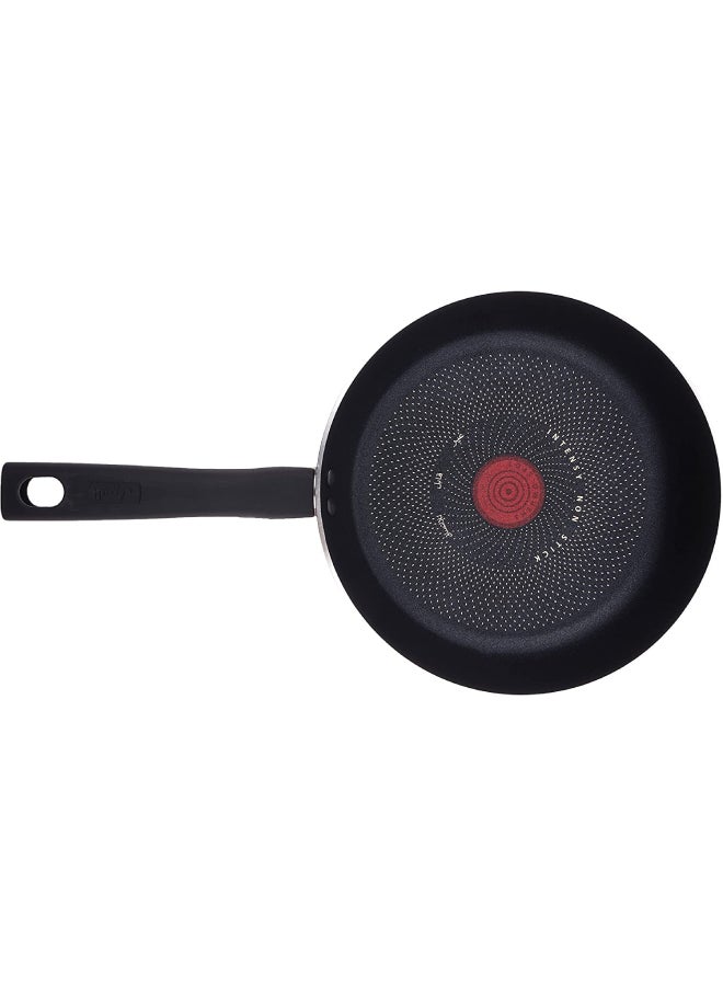 السيف  طقم مقالي غير لاصقة مكون من 3 قطع أسود/أحمر مقلاة كبيرة 28 سم ومقلاة وسط 24 سم ومقلاة صغيرة 20 سم أسود/أحمر Big Frying Pan (28), Medium Frying Pan (24), Small Frying Pan (20)سم - Image 3