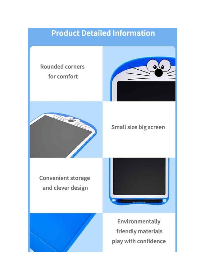 Kidle 10 Inch LCD Color Drawing Writing Board Graphics Tablet Childrens Painting Handwriting Graffiti Message Electronic 26.5X16.9X5.5cm - Image 3