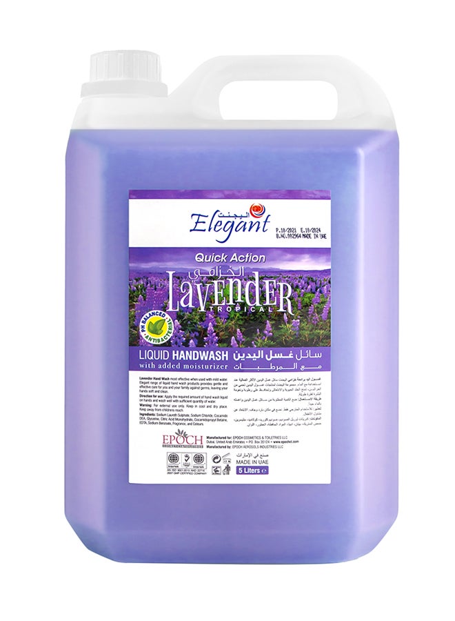 Lavender Handwash Refill Clear 5Liters 