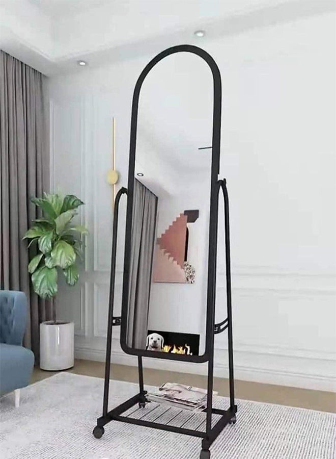 ماركة غير محددة مرايا متحركة باللون اسود 160x31سم  - Image 1