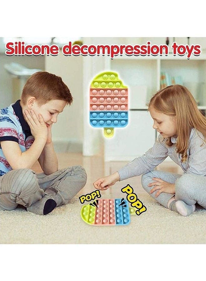 شو وو لعبة إسفنجية من السيليكون غير السام لتخفيف التوتر تعمل بالضغط لتخفيف التوتر 18x1.8x10.5سم - Image 5