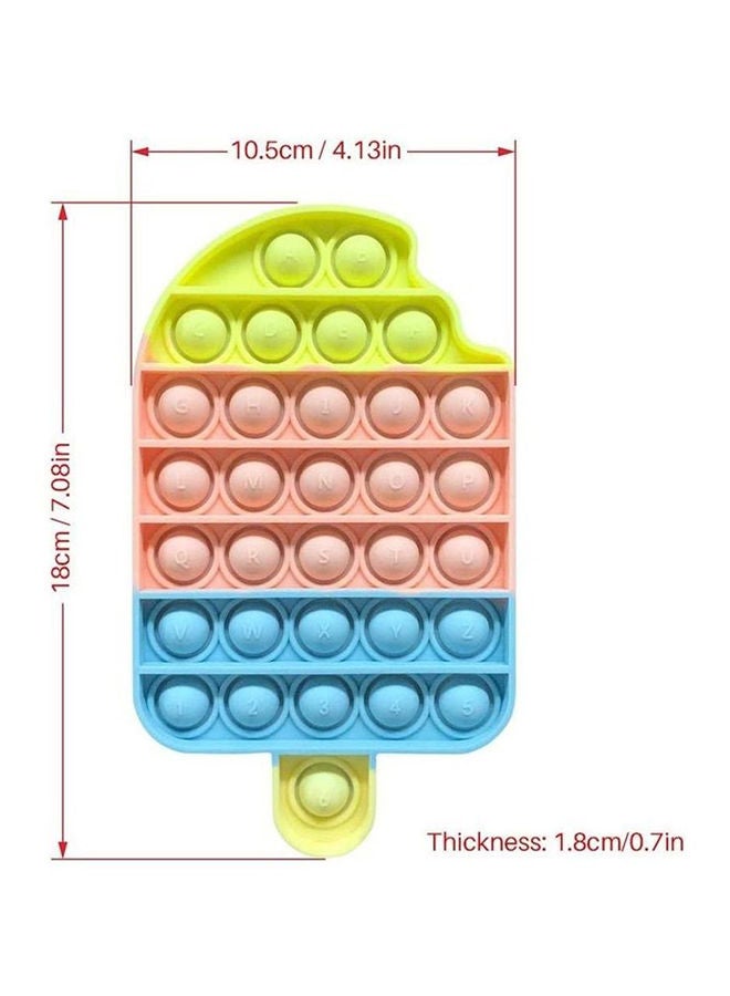شو وو لعبة إسفنجية من السيليكون غير السام لتخفيف التوتر تعمل بالضغط لتخفيف التوتر 18x1.8x10.5سم - Image 2