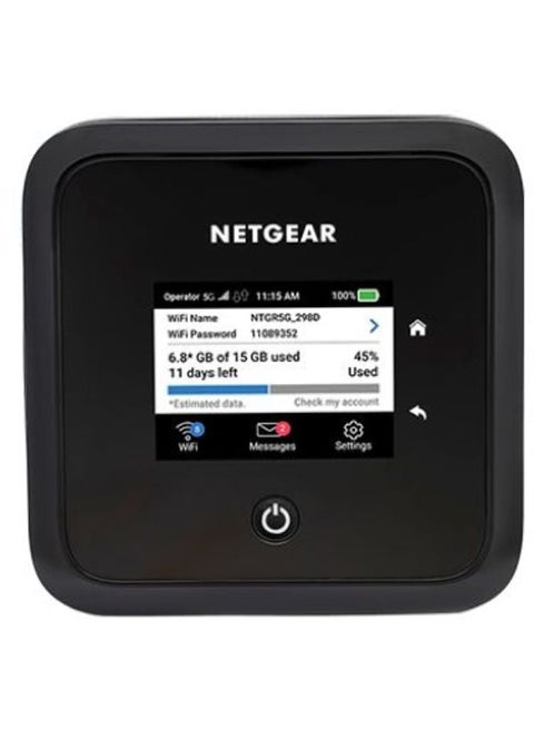 Nighthawk M5 5G WiFi 6 Mobile Router Black