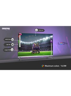 32" Edgelss Slim LED TV with Remote Control,HDMI & USB Ports, AV Mode, Head Phone Jack, PC Audio In,VGA,Energy Saving Technology, Dynamic Sound GLED3201EHD Black - v1668429601/N17046885A_2