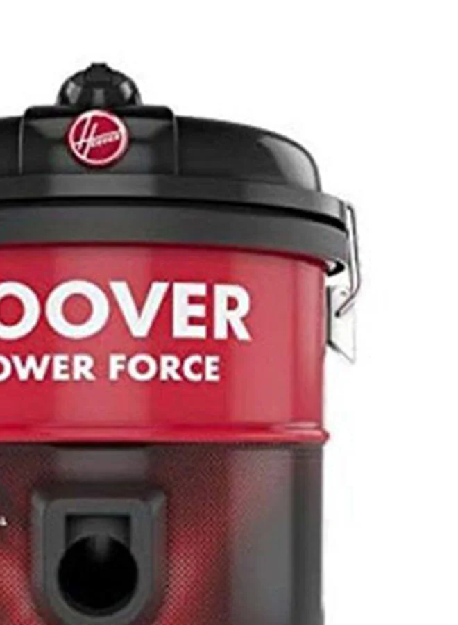 HOOVER Power Force Drum Vacuum Cleaner 18 Litre Capacity, With Blower Function For Home & Office Use 18 L 1900 W HT87-T1-ME Red/Black